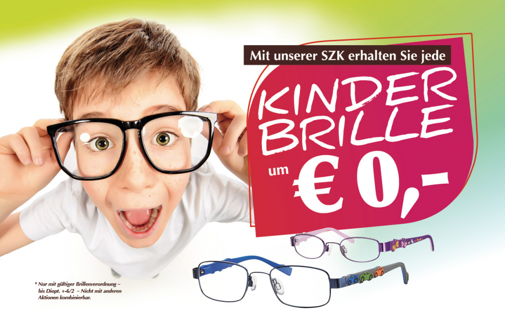 Kinderbrille um €0.- 